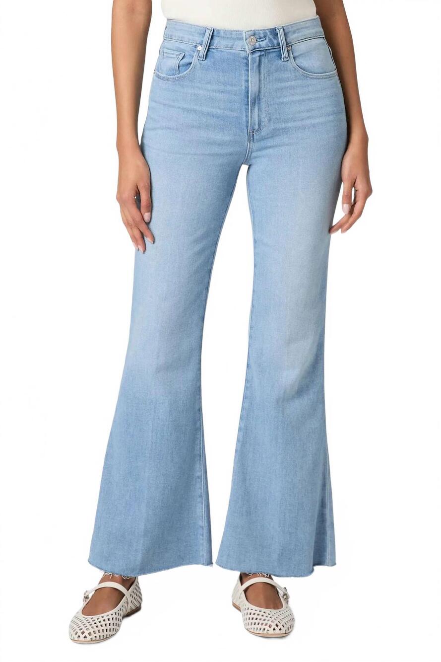 NEW PAIGE marlow skimmer jean in santorini